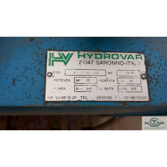 Hydraulic filter changer