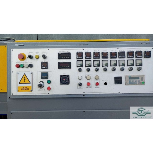 Extruder double spindle