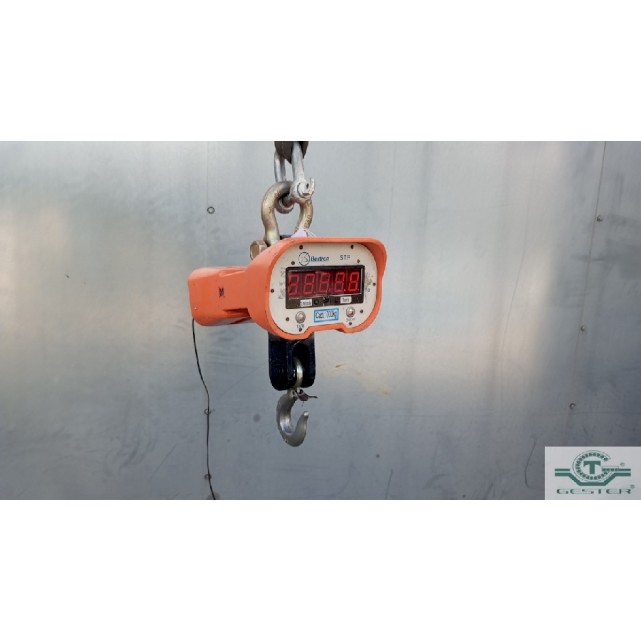 Electric weighing hook