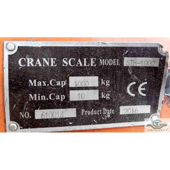 Electric weighing hook