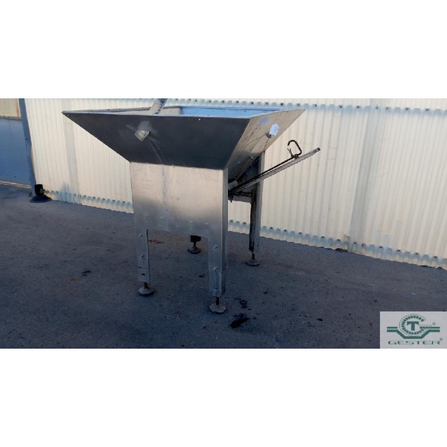Stainless Steel Hopper 1.5 x 1.15 m x 0.75