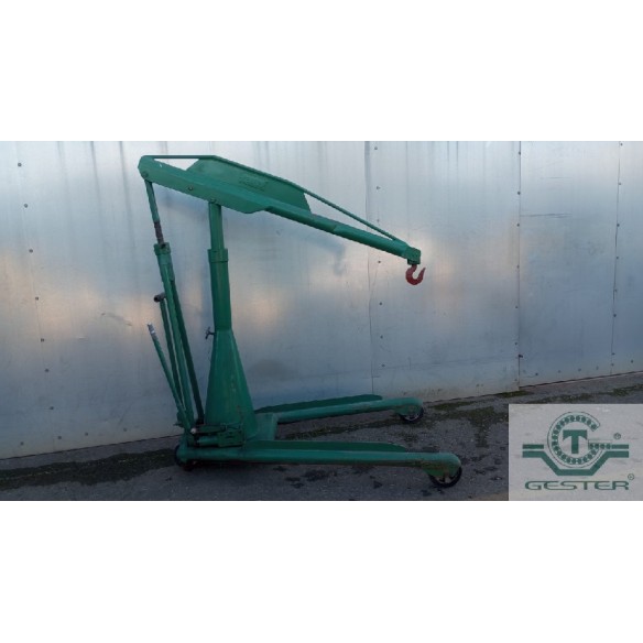 Hydraulic arrow 1000 kg, with wheels, brand HERMED.