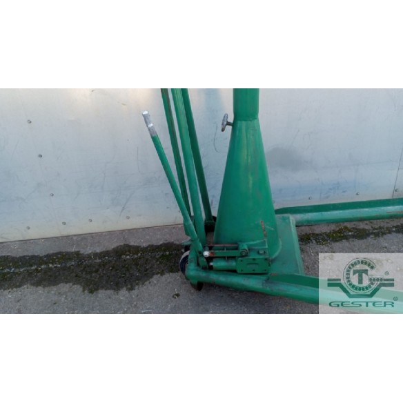 Hydraulic arrow 1000 kg, with wheels, brand HERMED.