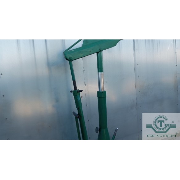 Hydraulic arrow 1000 kg, with wheels, brand HERMED.