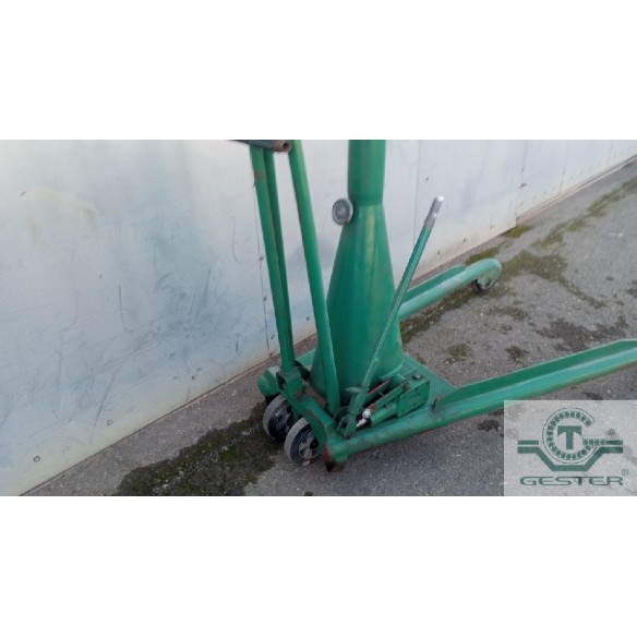 Hydraulic arrow 1000 kg, with wheels, brand HERMED.
