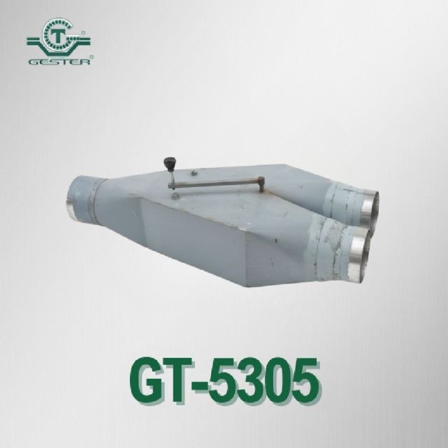 Material suction delivery Y-piece