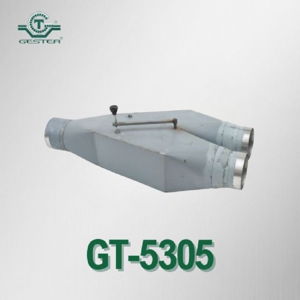 Material suction delivery Y-piece
