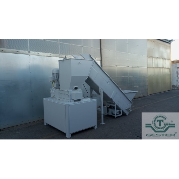 Broyeur Déchiqueteur 2 axes 500 x 400 mm