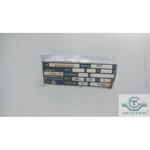 Double-reel tube coiler Double-reel tube coiler