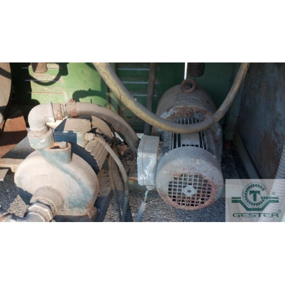 Two tanks for pipe cooling and vacuum