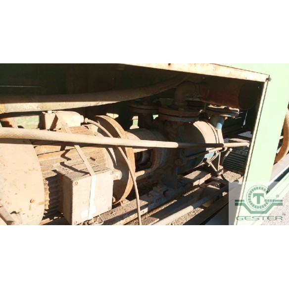 Two tanks for pipe cooling and vacuum