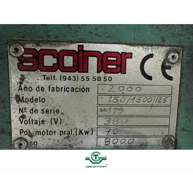 Broyeur Déchiqueteur 1 axe Scoiner 1500x1500 mm