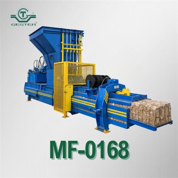 Automatic baling press