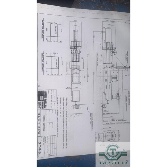 Automatic baling press