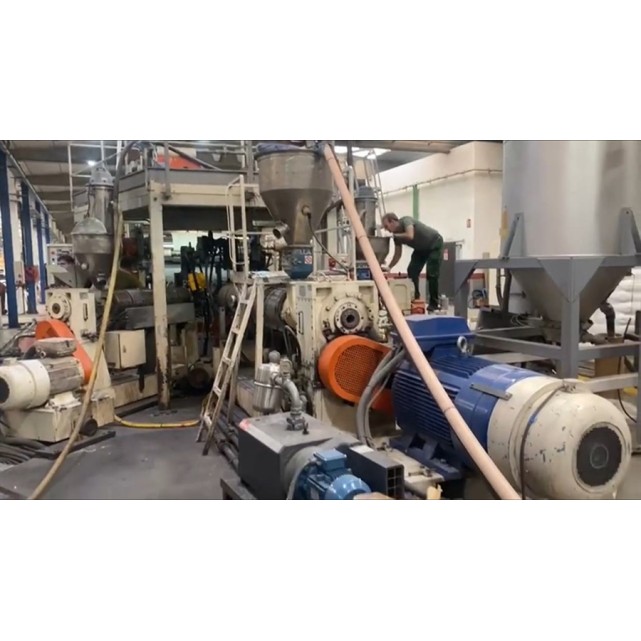 Sheet extruder for manufacturing Line PS, PC,...