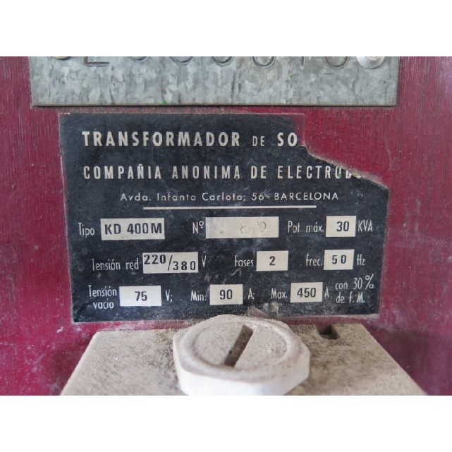 Electrode welding machine