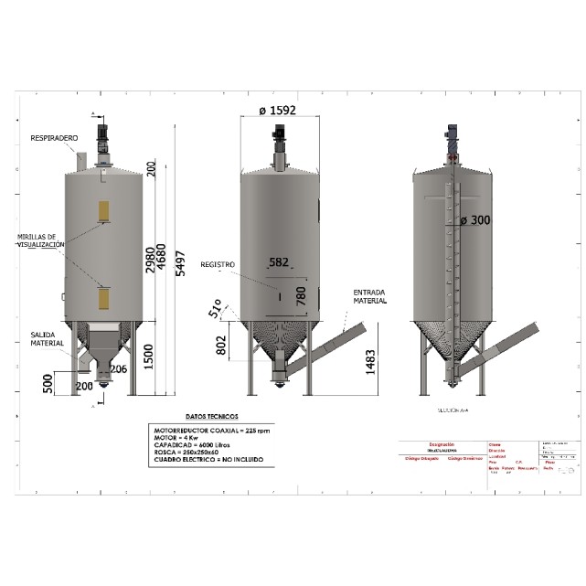 New mixing silo