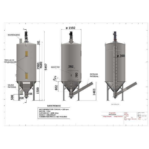 New mixing silo