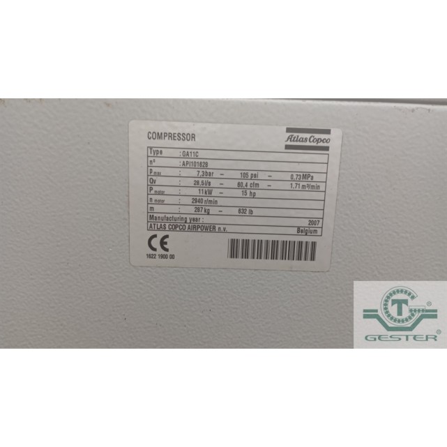 Screw air compressor