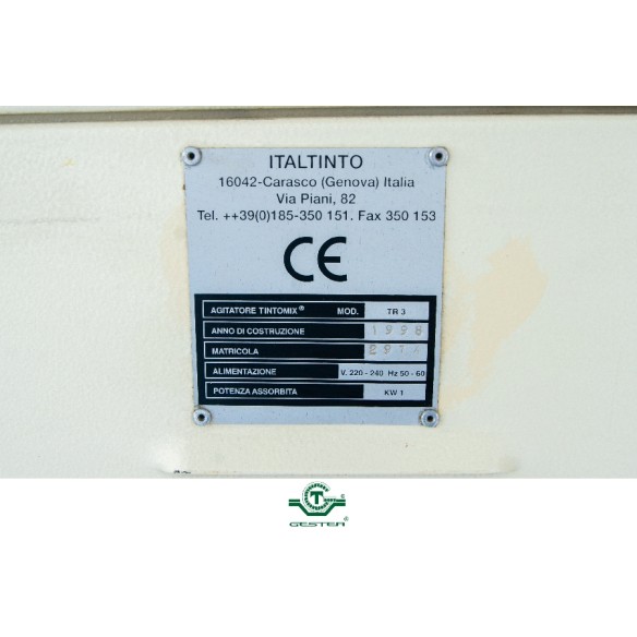 Machine tintométrique