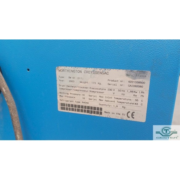 Air dryer for compressor