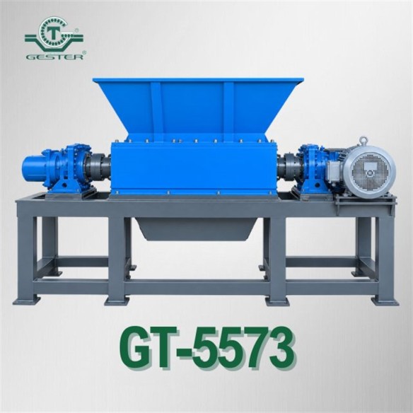Double shaft plastic shredder