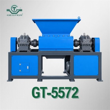 Double shaft plastic shredder