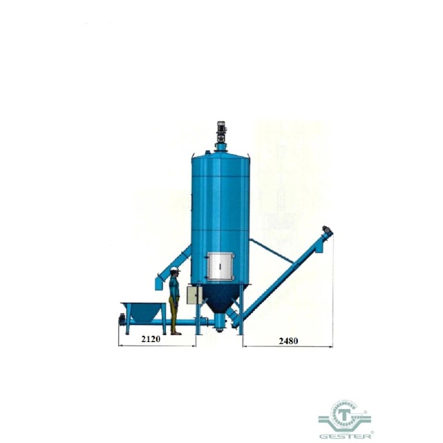 New mixer silo