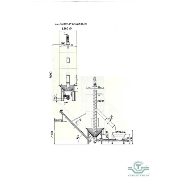 New mixer silo