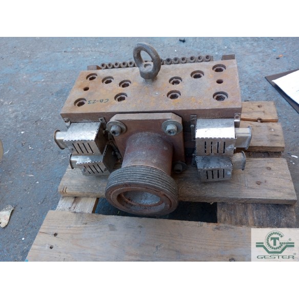 Sheet extrusion head