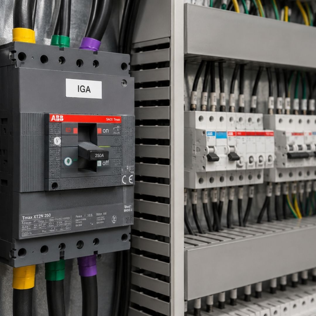 Automatic main switch industrial electrical protection