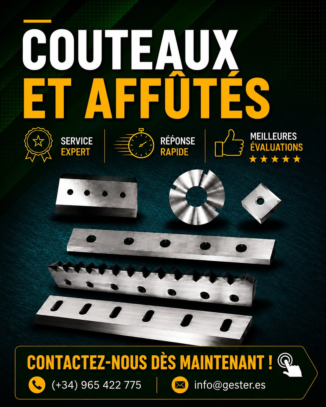 Lames et Aiguisage