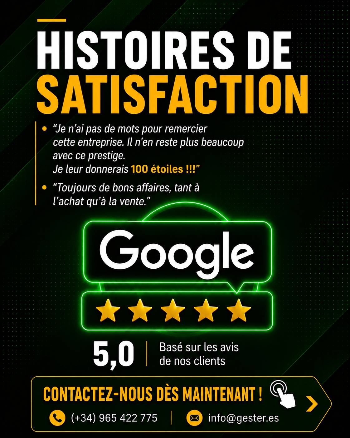 Histoires de Satisfaction