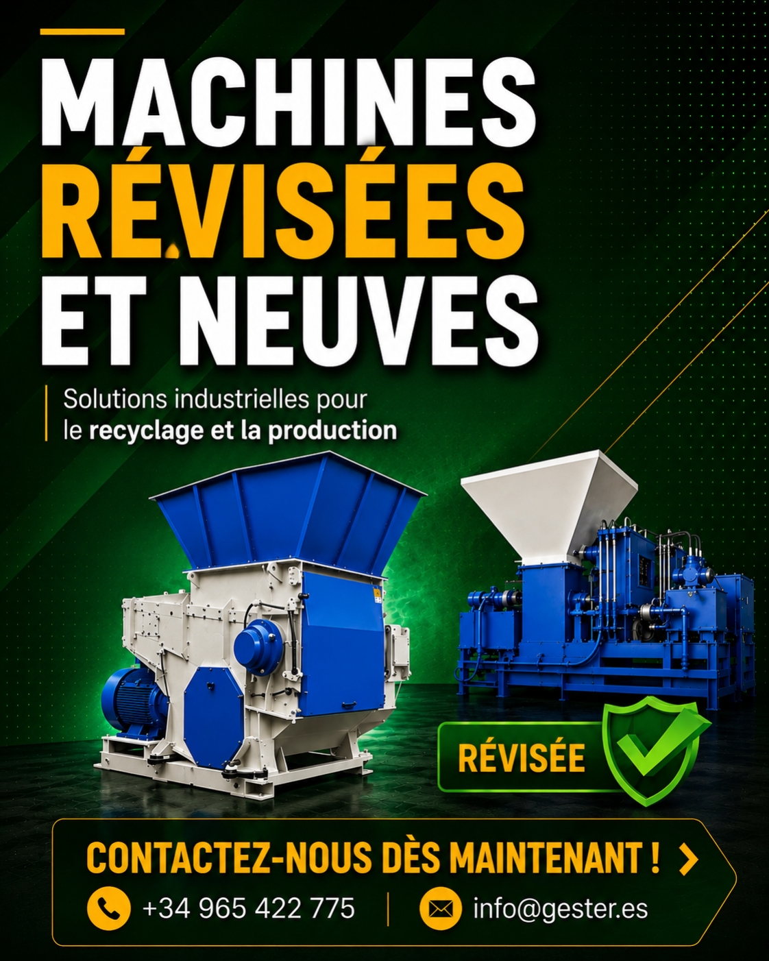 Machines Revisees Et Neuves