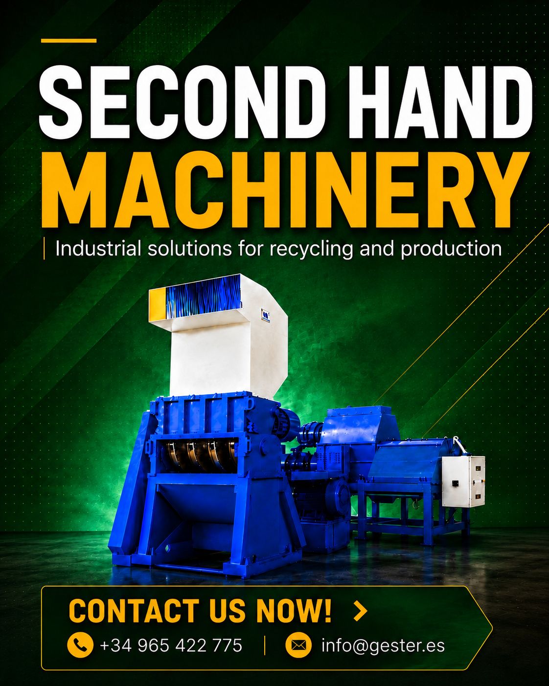 Second Hand Machinery