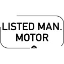 LISTED MAN. MOTOR